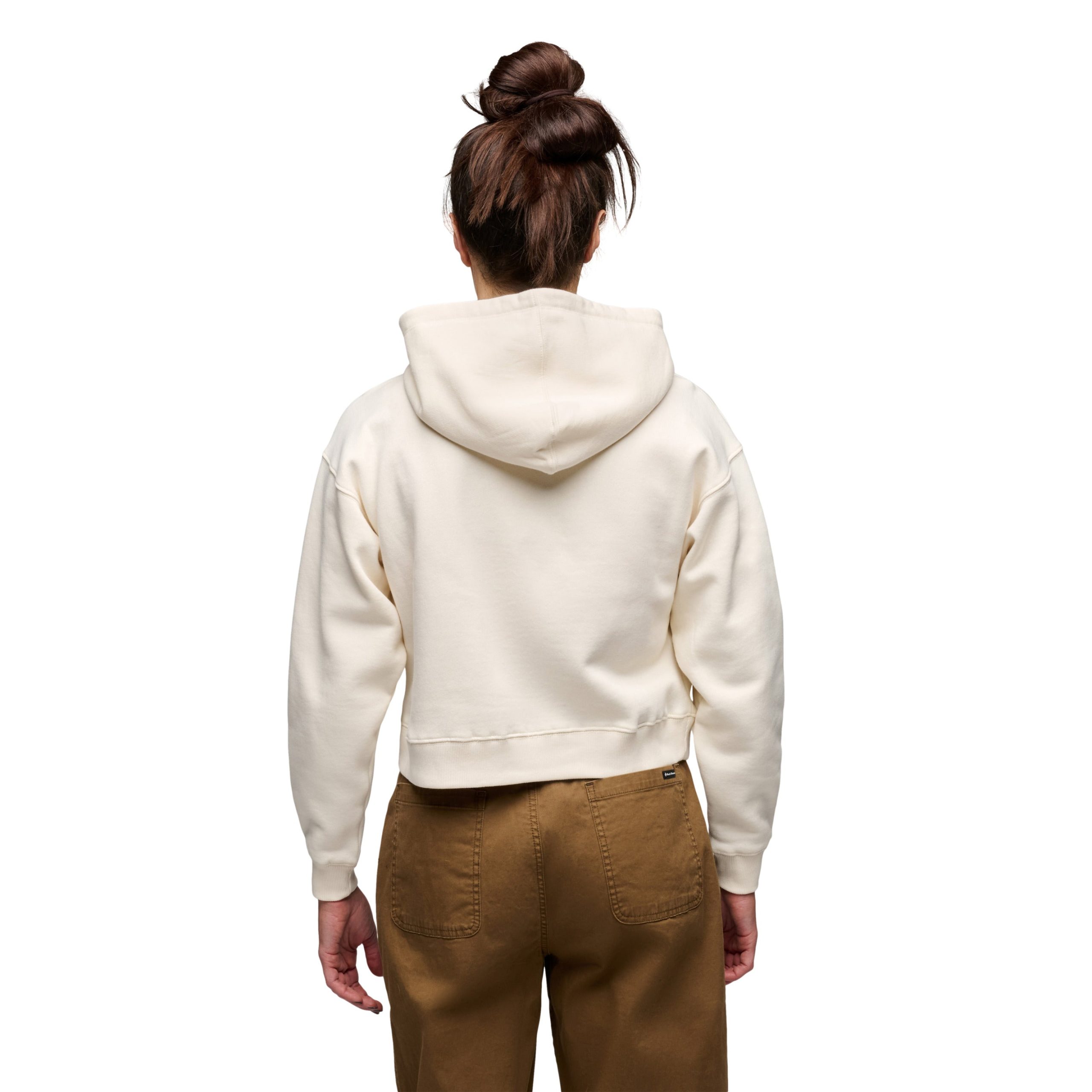 Women's Pine Diamond Pullover Cropped Hoody - Image 3