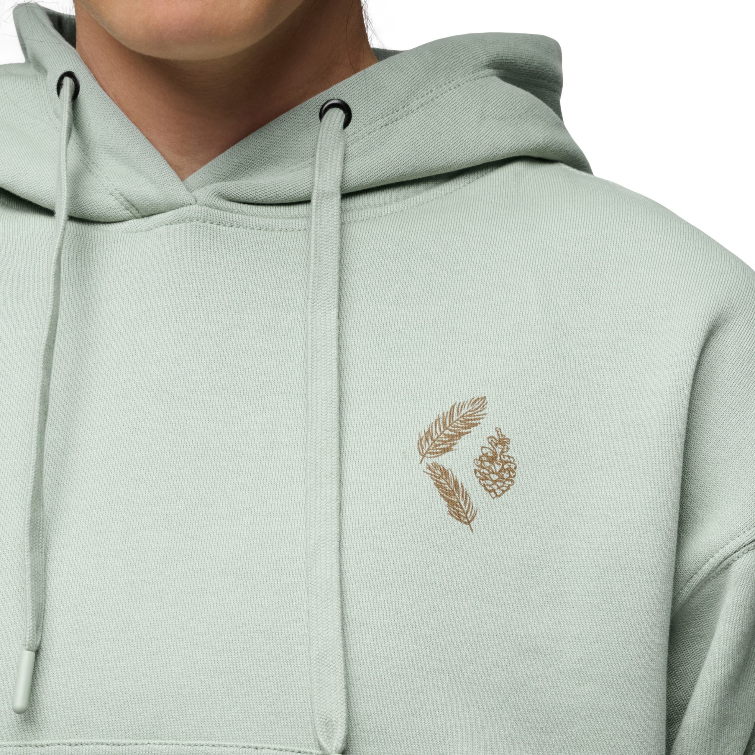 Women's Pine Diamond Pullover Cropped Hoody - Image 8
