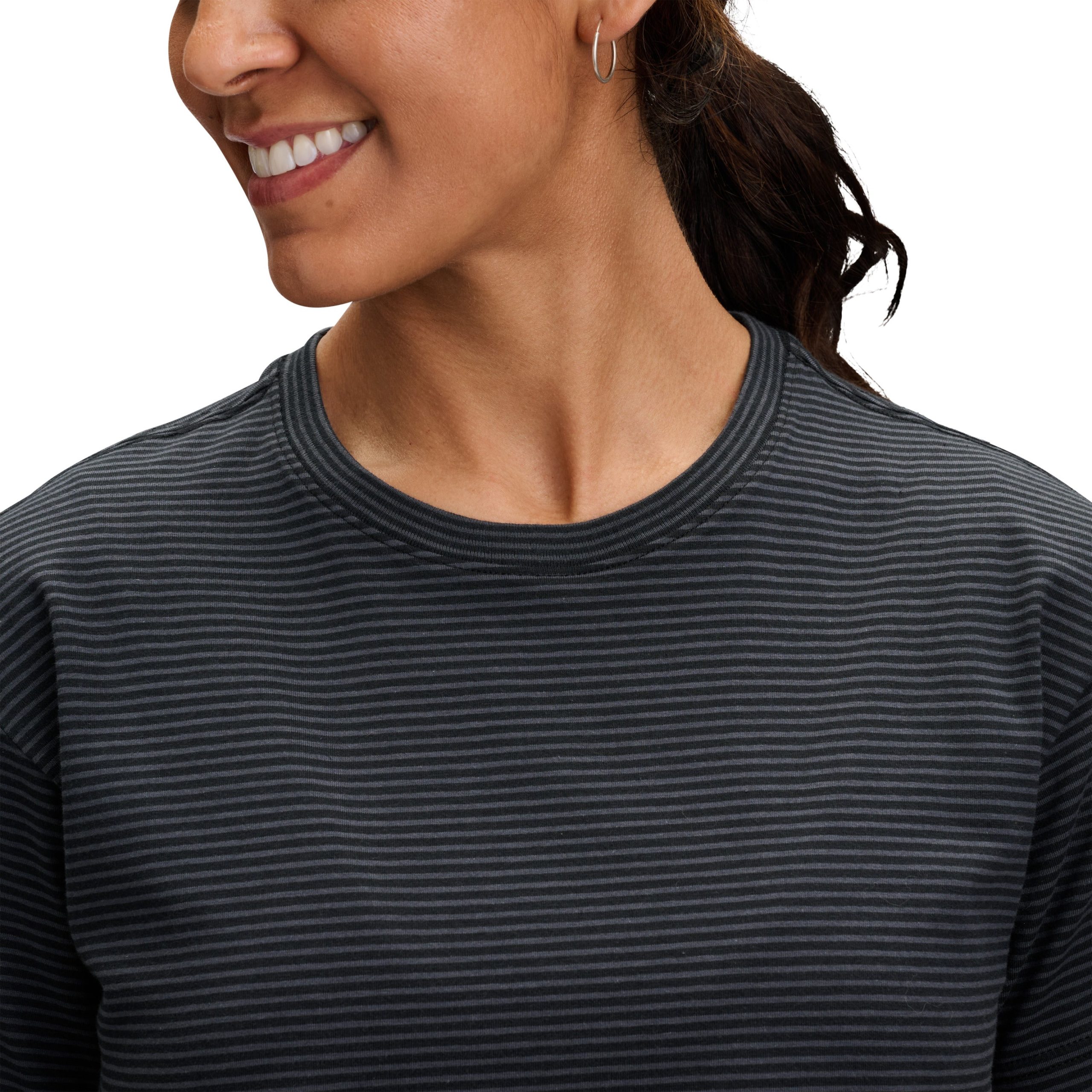 Women's BD Stripe Crop Short Sleeve Tee - Image 9