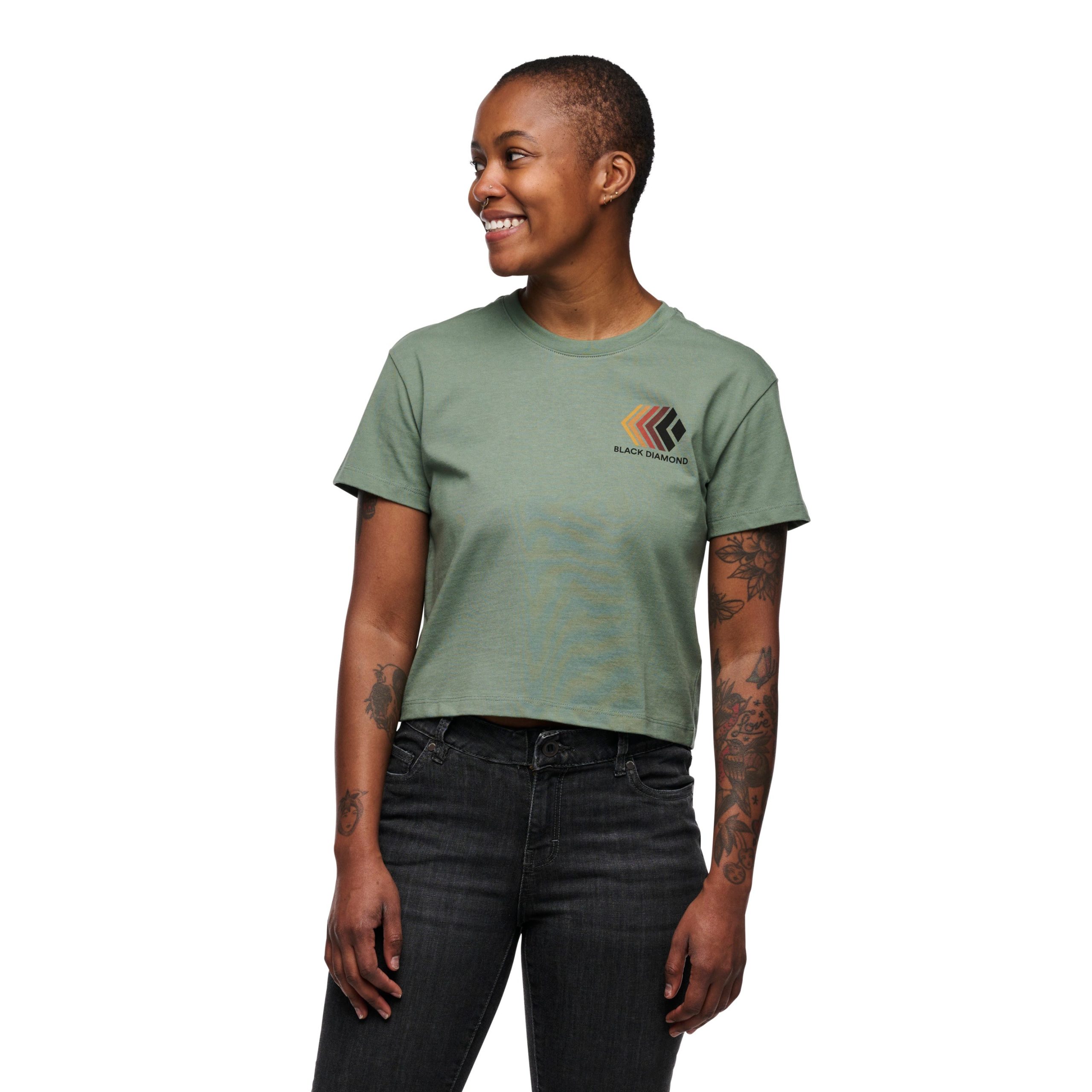Women's Faded Crop Short Sleeve Tee - Image 16