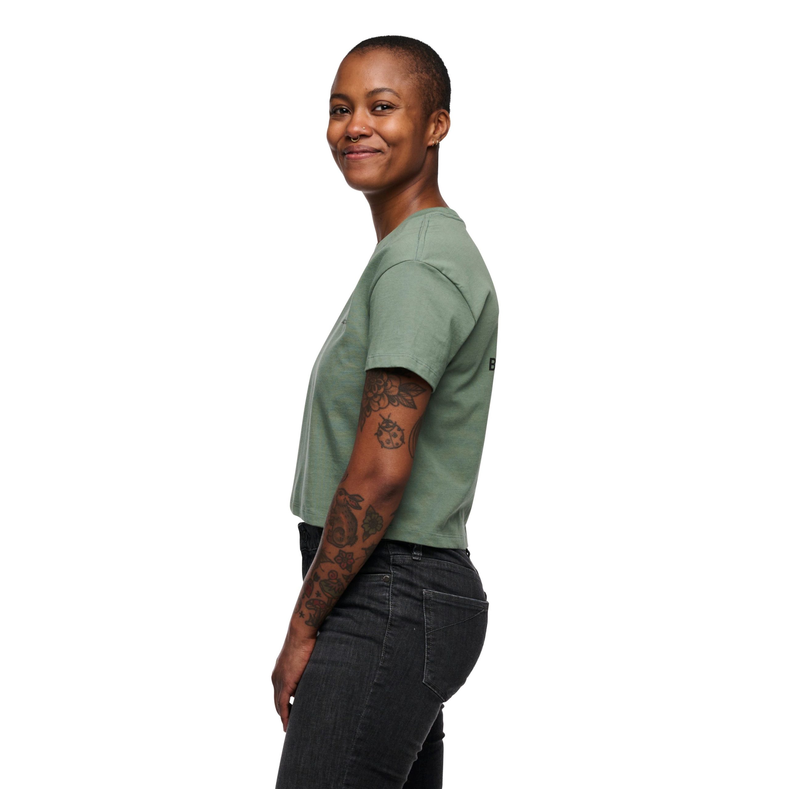 Women's Faded Crop Short Sleeve Tee - Image 17