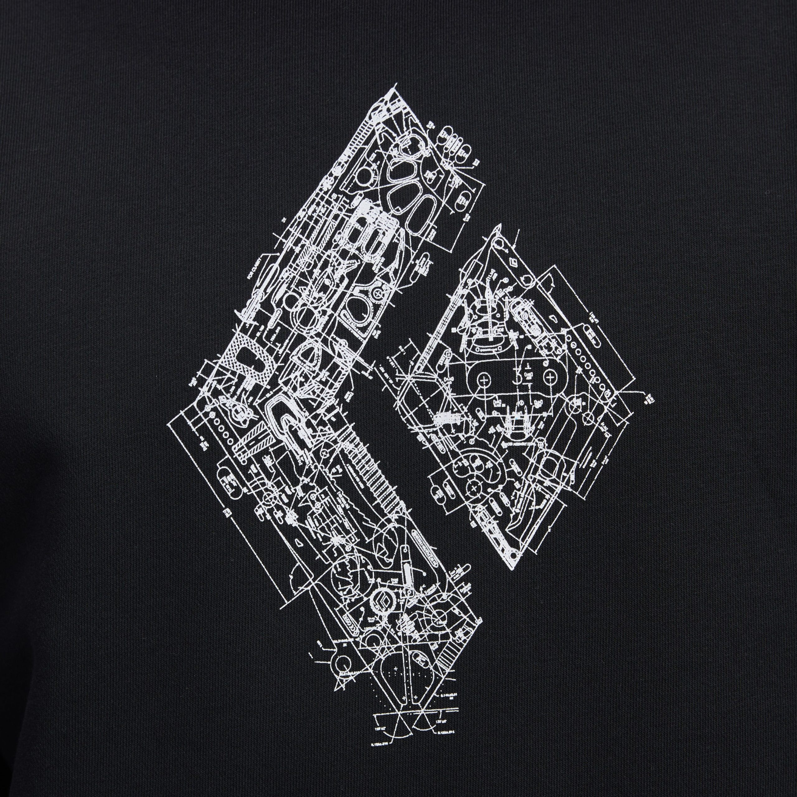 Men's Engineered Diamond Pullover Hoody - Image 5