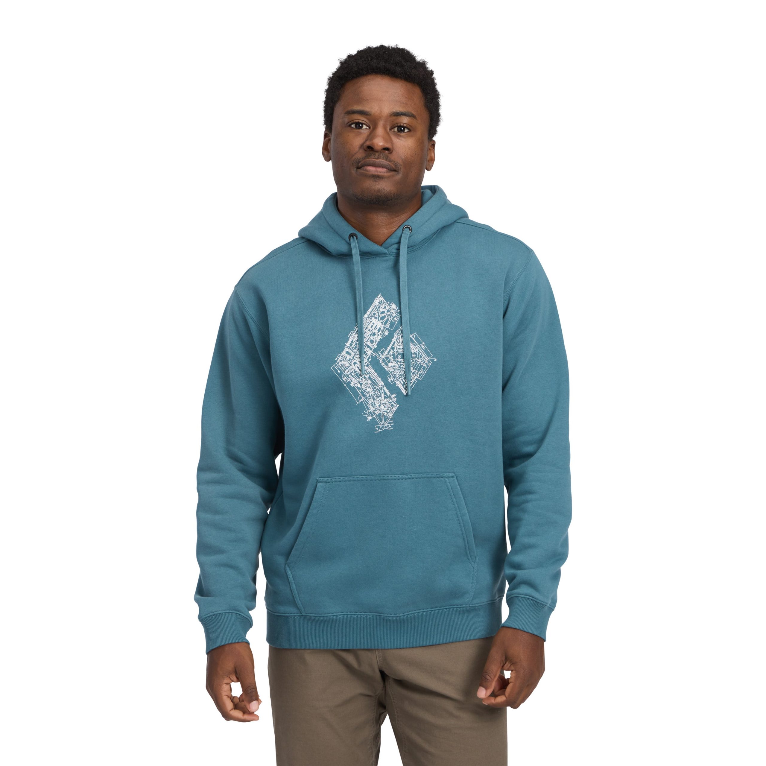 Men's Engineered Diamond Pullover Hoody - Image 2