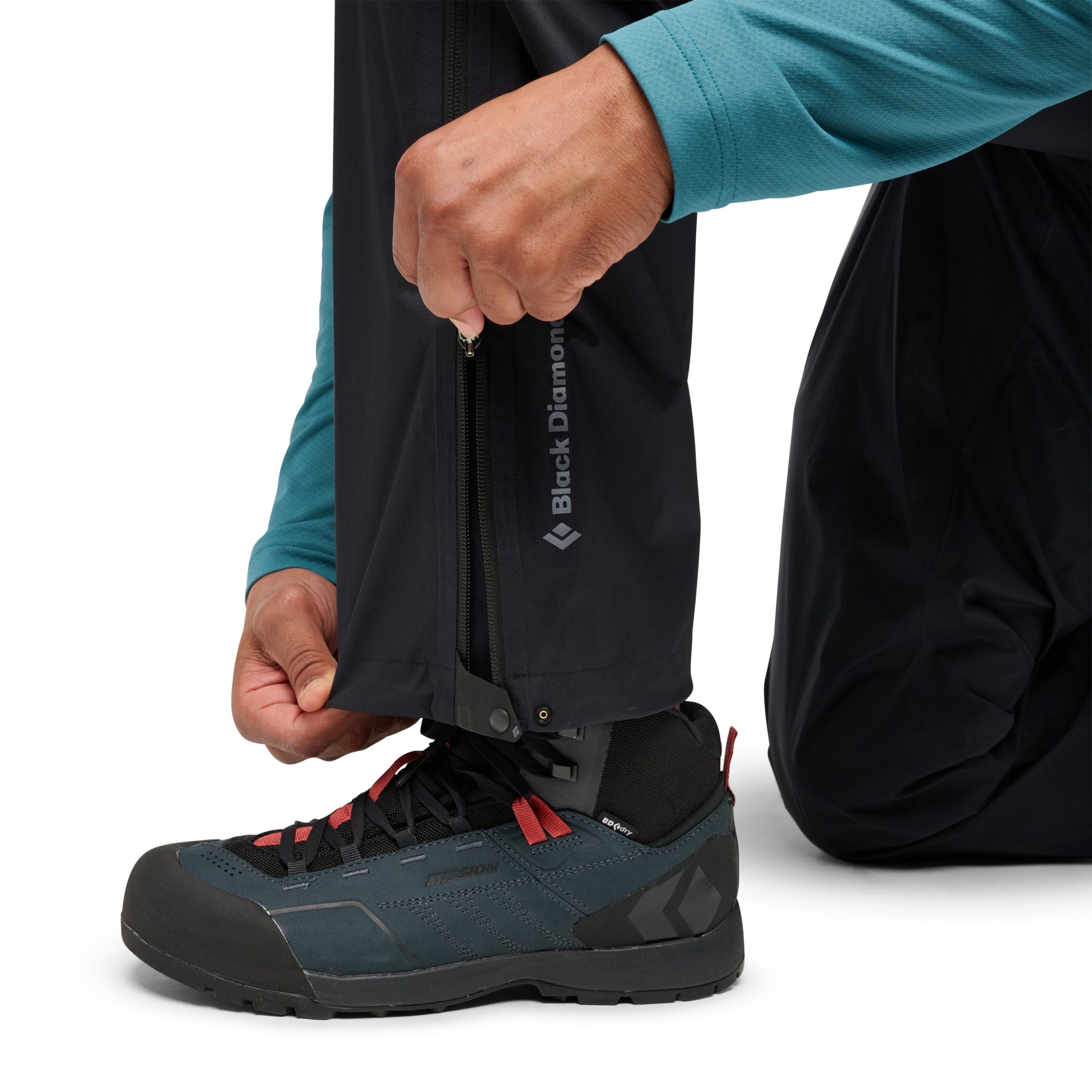 Men's Fineline Stretch Full Zip Pants - Image 3